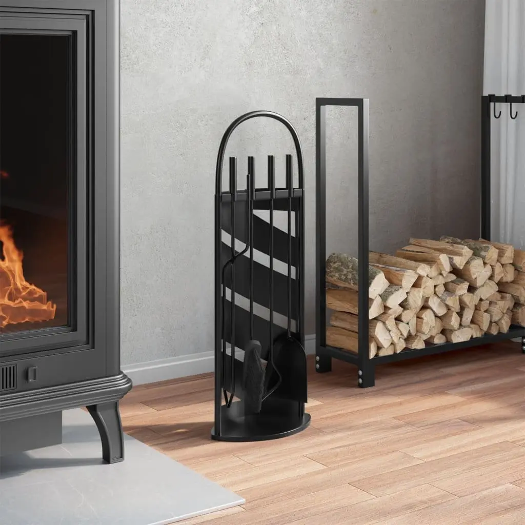 5-Piece Steel Fireplace Tool Set