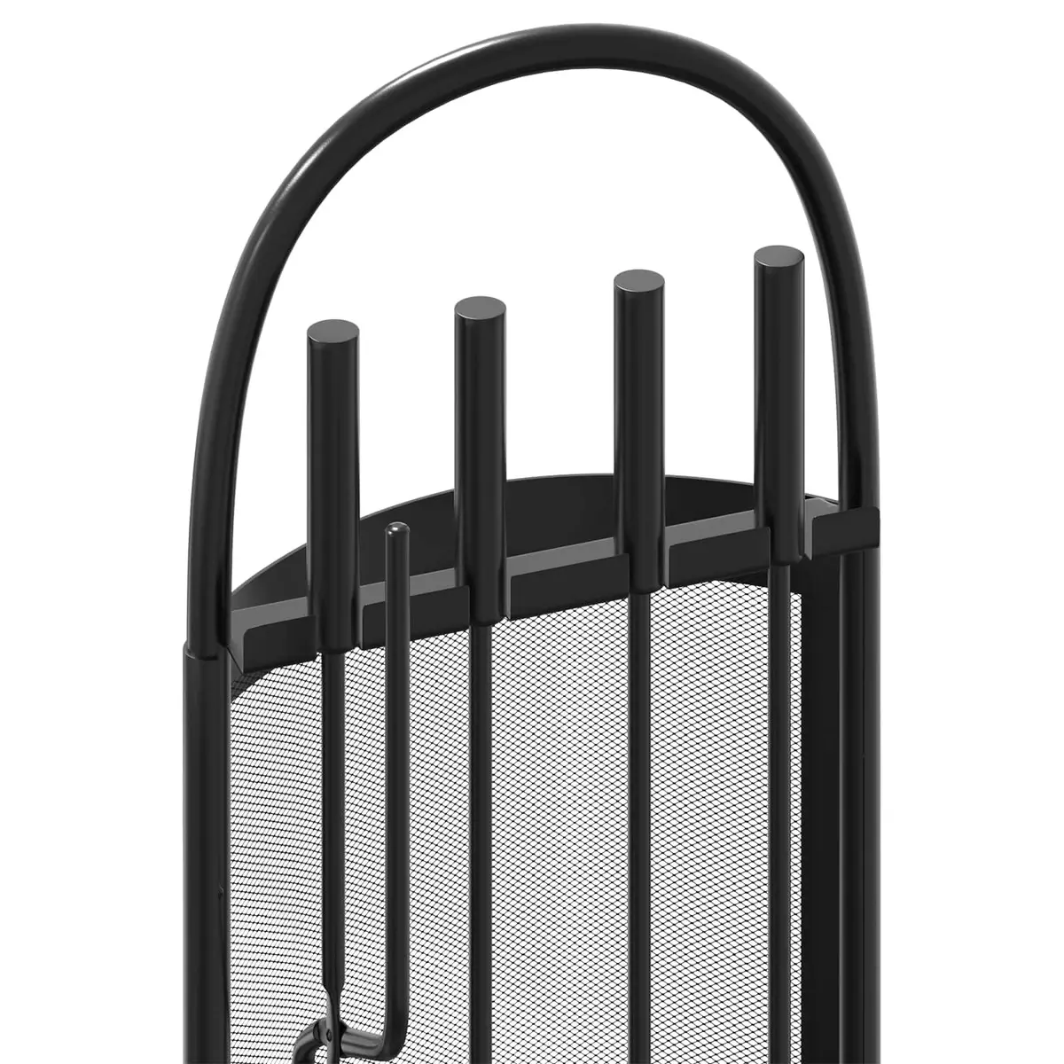 5-Piece Black Fireplace Tool Set