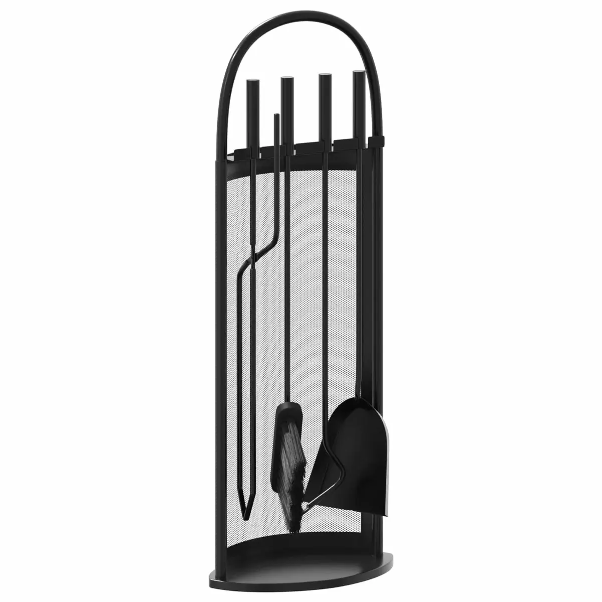 5-Piece Black Fireplace Tool Set