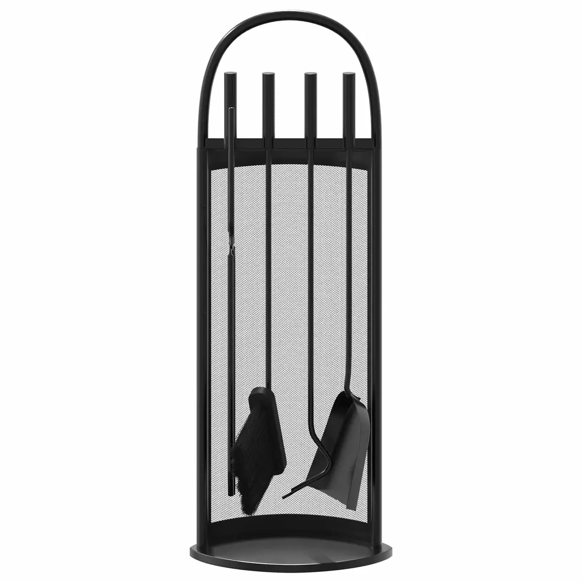 5-Piece Black Fireplace Tool Set