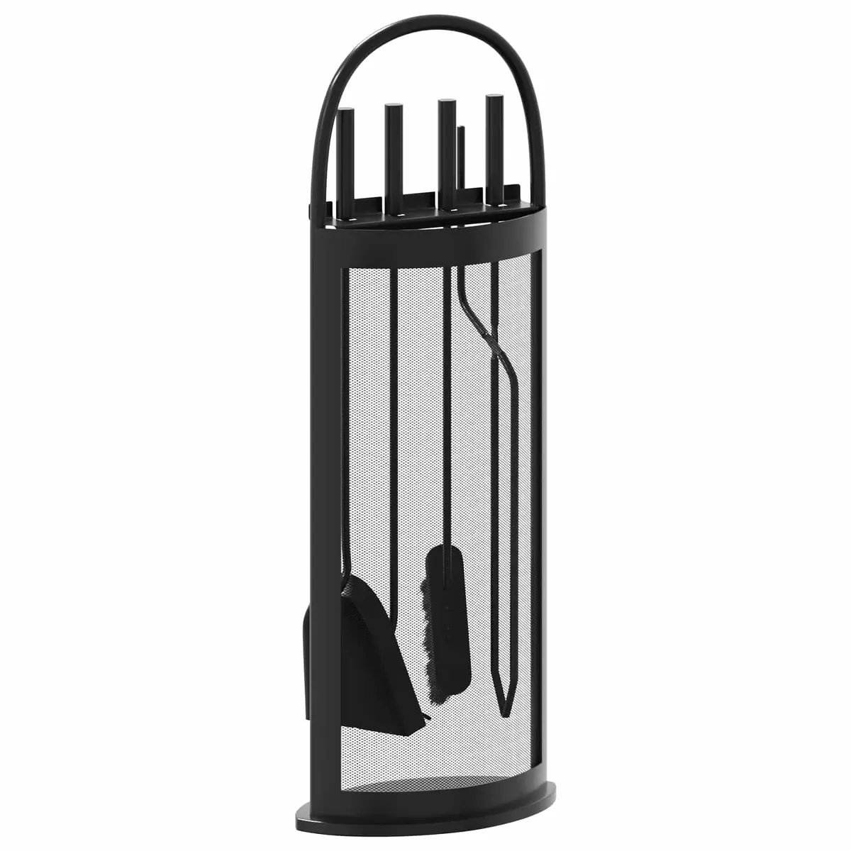 5-Piece Black Fireplace Tool Set