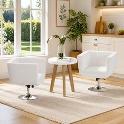 Technical Specifications of White Swivel Bar Chairs