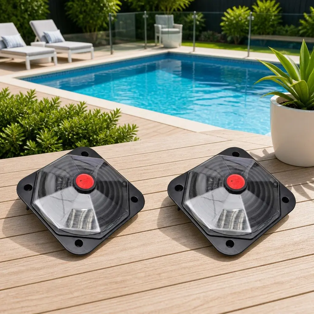 Solar Pool Heater 735W Set of 2 High Efficiency Free Heating Hot Water System