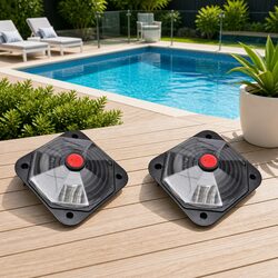 Solar Pool Heater Set 735W - 2 Units for High Efficiency