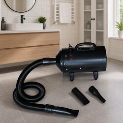 Professional Pet Hair Dryer 2400W Adjustable Speed Temperature Dog Grooming