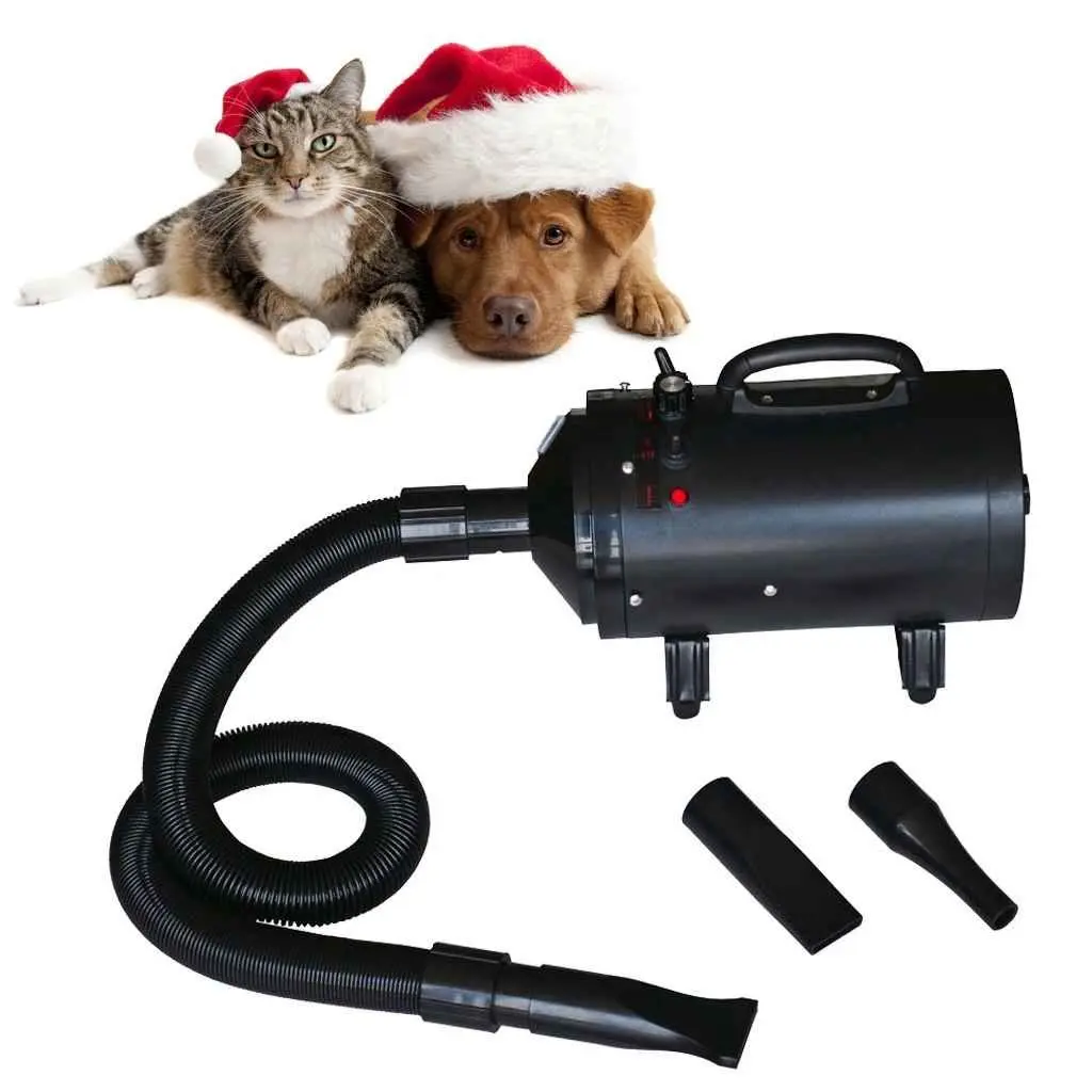 Professional Pet Hair Dryer 2400W Adjustable Speed Temperature Dog Grooming