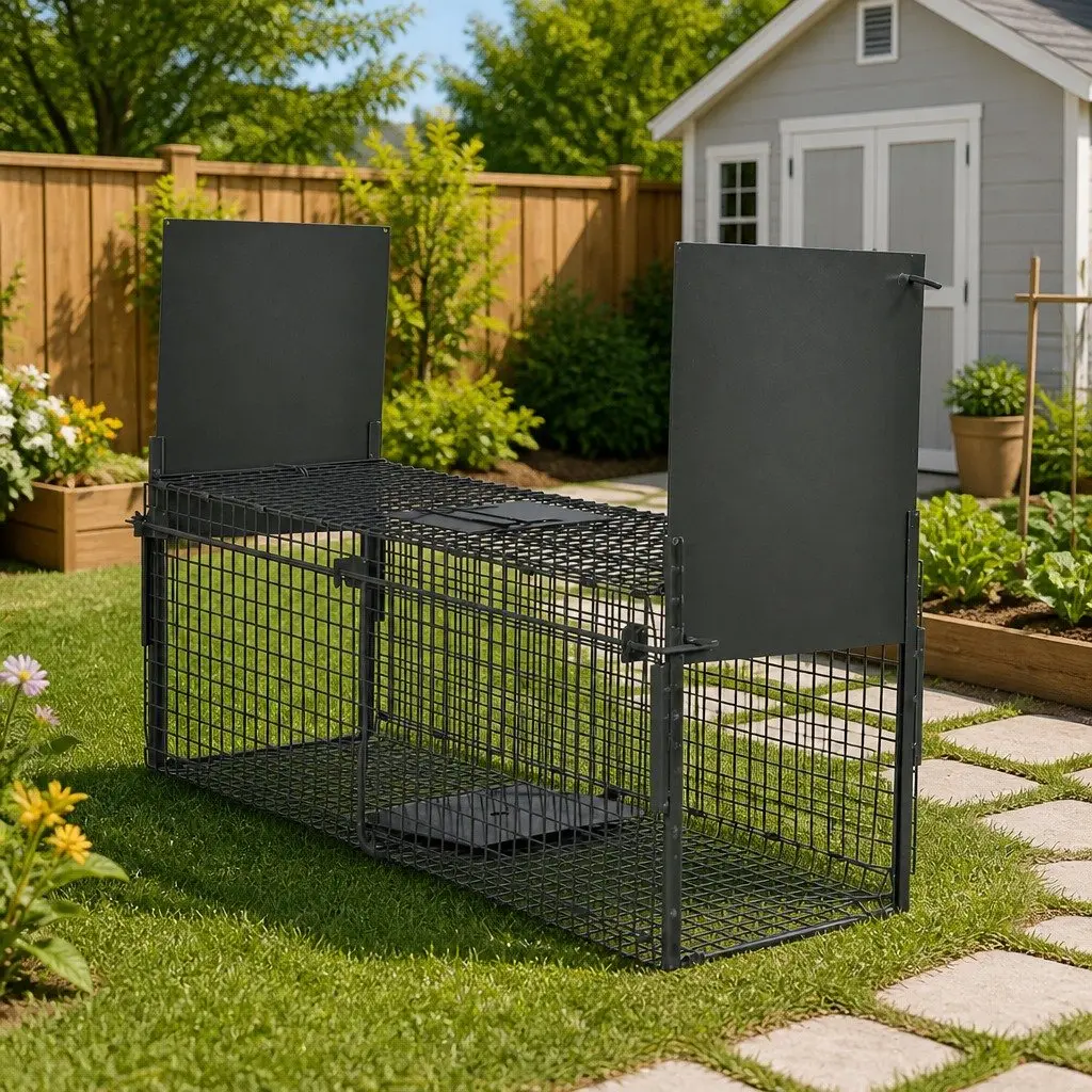 Foldable Live Animal Trap Cage