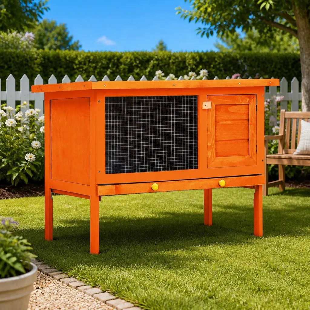 Outdoor Rabbit Hutch for Small Pets