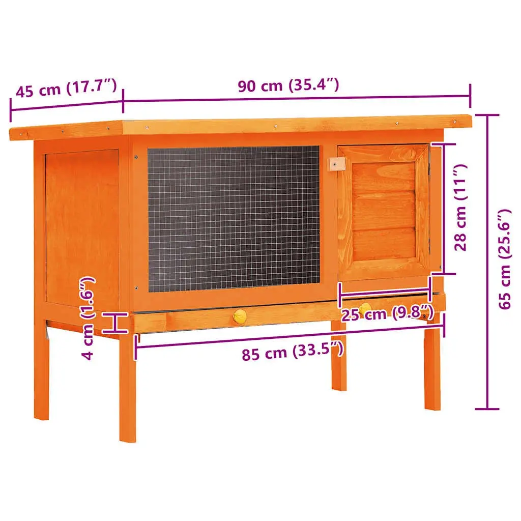 Outdoor Rabbit Hutch for Small Pets