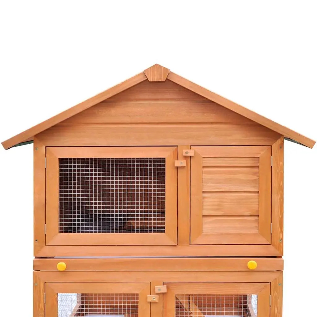Rabbit Hutch 3 Layer Outdoor Enclosure for Small Animals