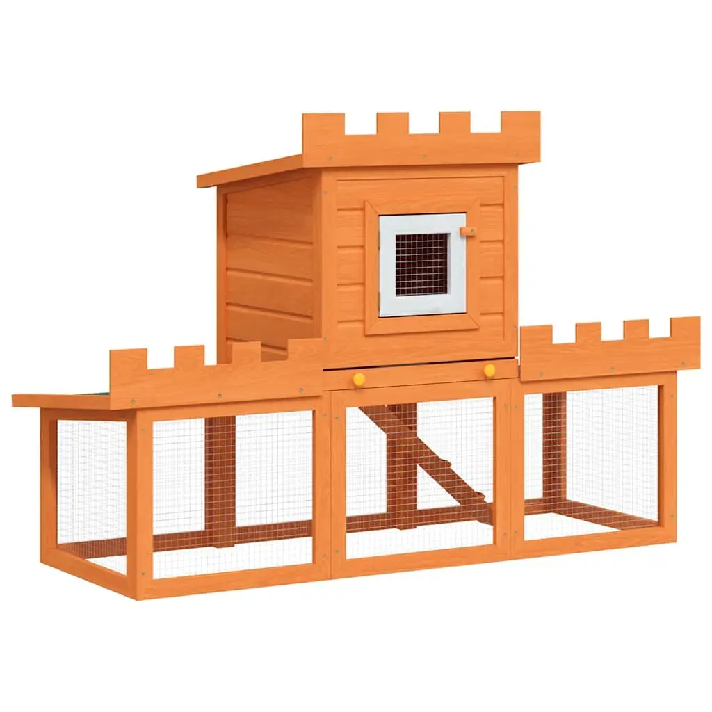 2-Layer Outdoor Rabbit Hutch