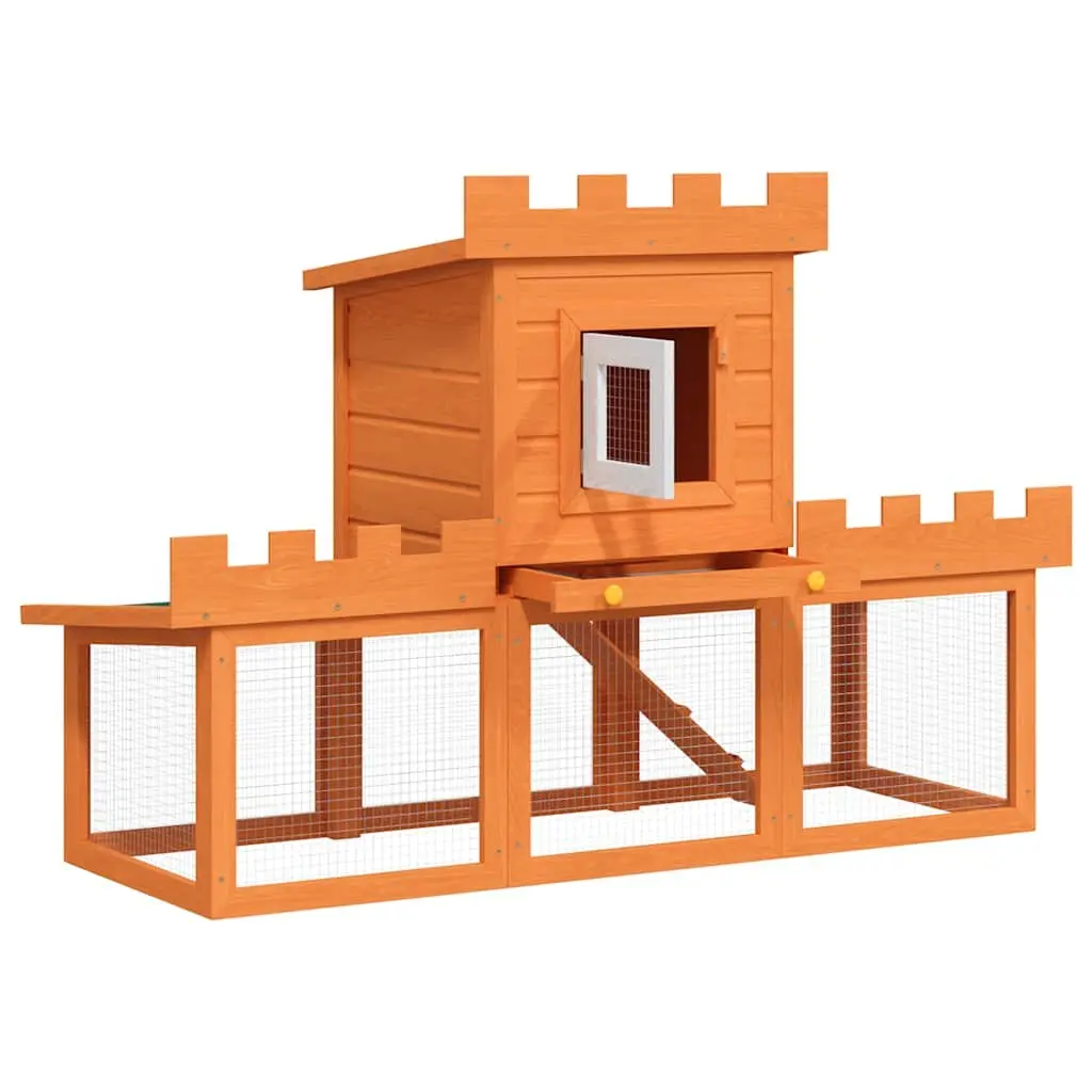2-Layer Outdoor Rabbit Hutch