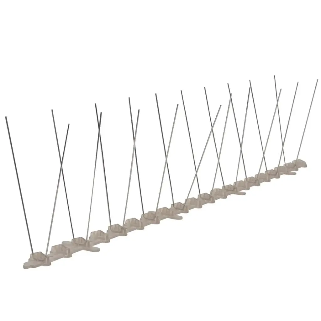 Bird Pigeon Spikes Repellent Pest Control Set of 6 Plastic Garden House 3m