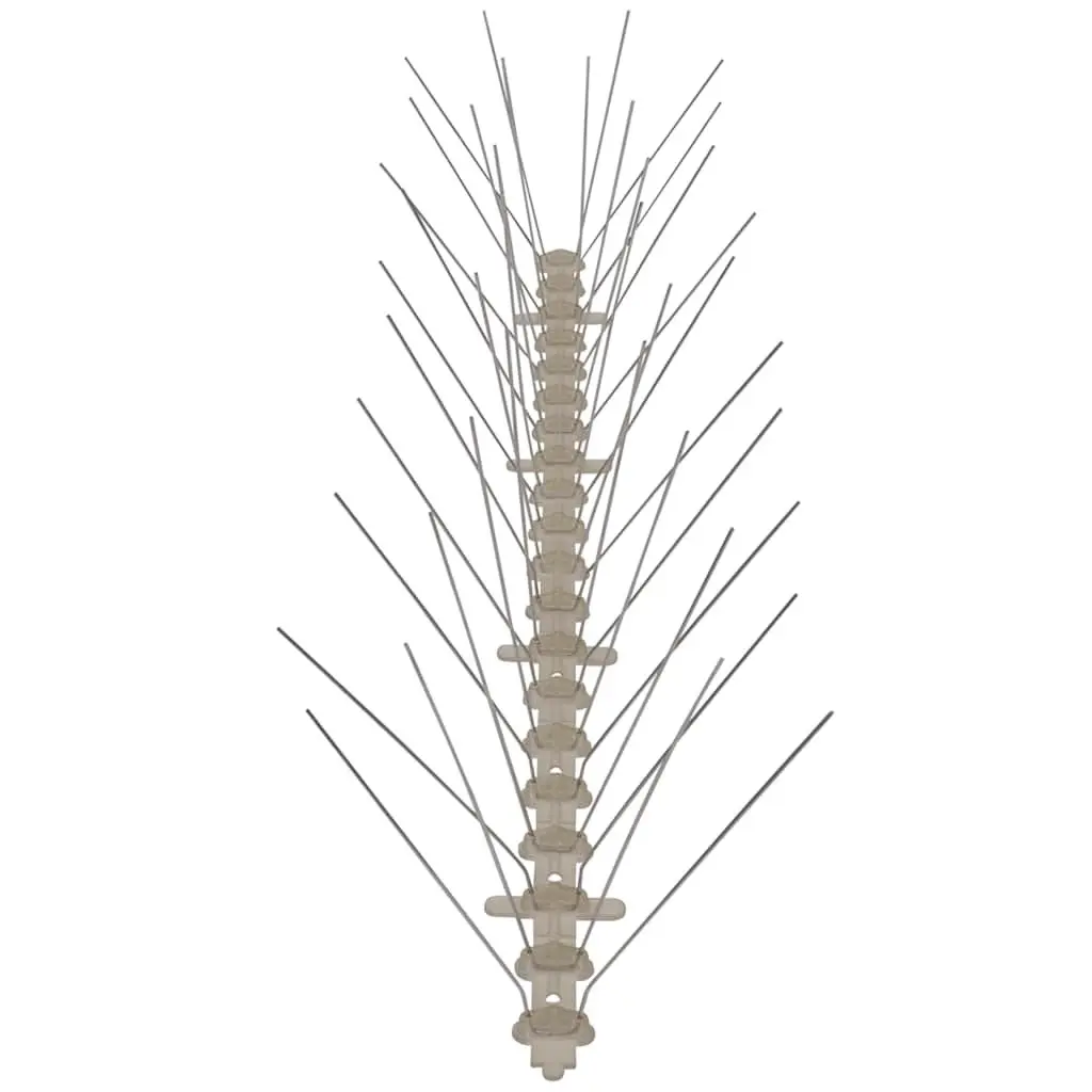 Bird & Pigeon Spikes Set of 6 3m 4-Row Anti Bird Deterrent Pest Control Spikes