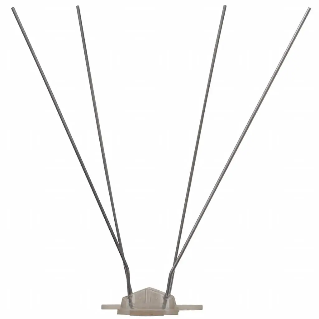 Bird & Pigeon Spikes Set of 6 3m 4-Row Anti Bird Deterrent Pest Control Spikes
