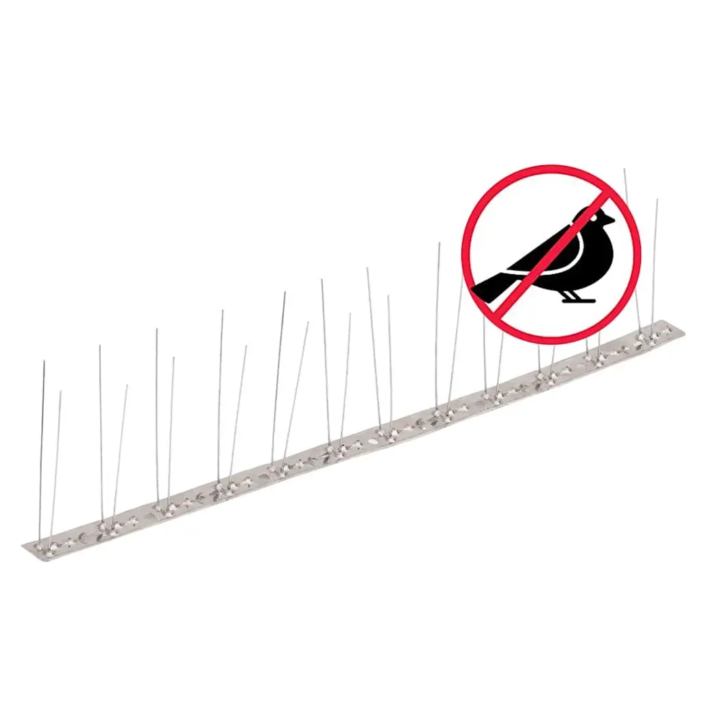 Bird Spikes Set of 6 for Home Garden 3m Stainless Steel Deterrent Strips