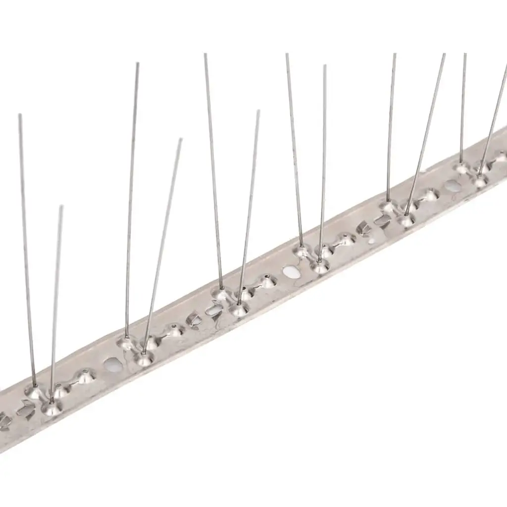 Bird Spikes Set of 6 for Home Garden 3m Stainless Steel Deterrent Strips