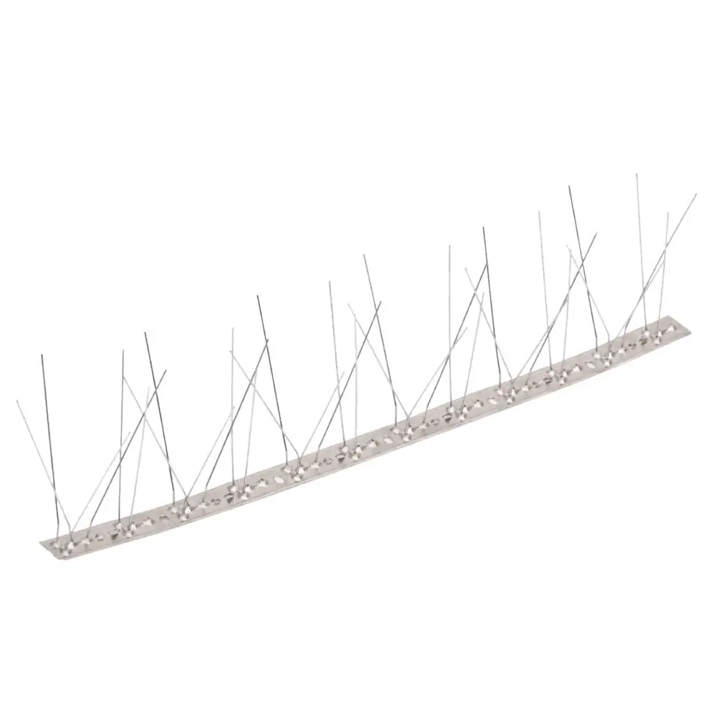 Bird Spikes 5-Row Stainless Steel Pigeon Deterrent Set of 6 3m Pest Repellent