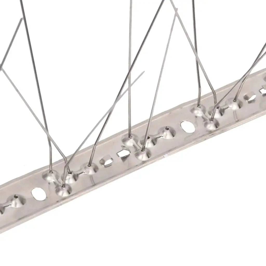 Bird Spikes 5-Row Stainless Steel Pigeon Deterrent Set of 6 3m Pest Repellent