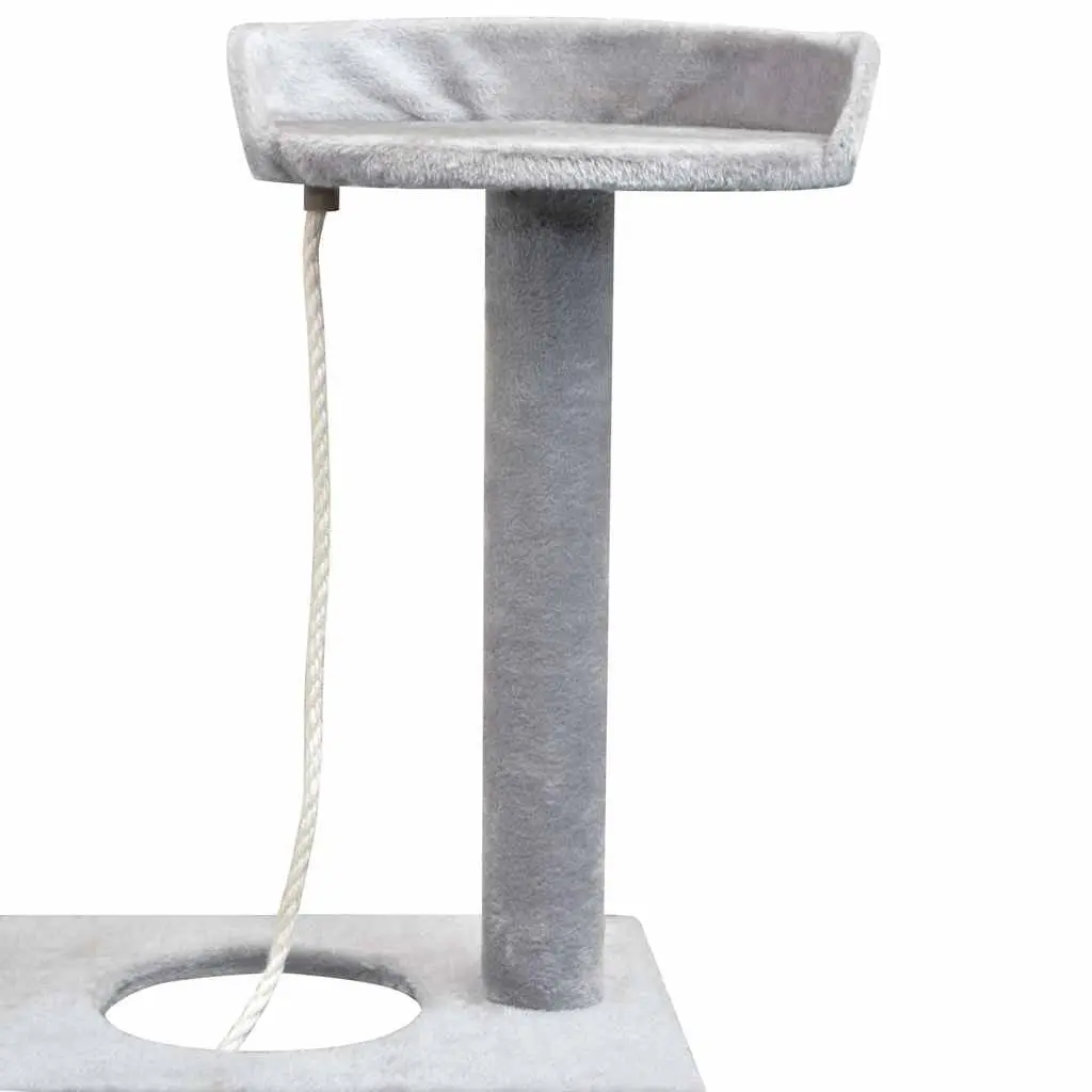 150cm Grey Cat Tree with Sisal Posts