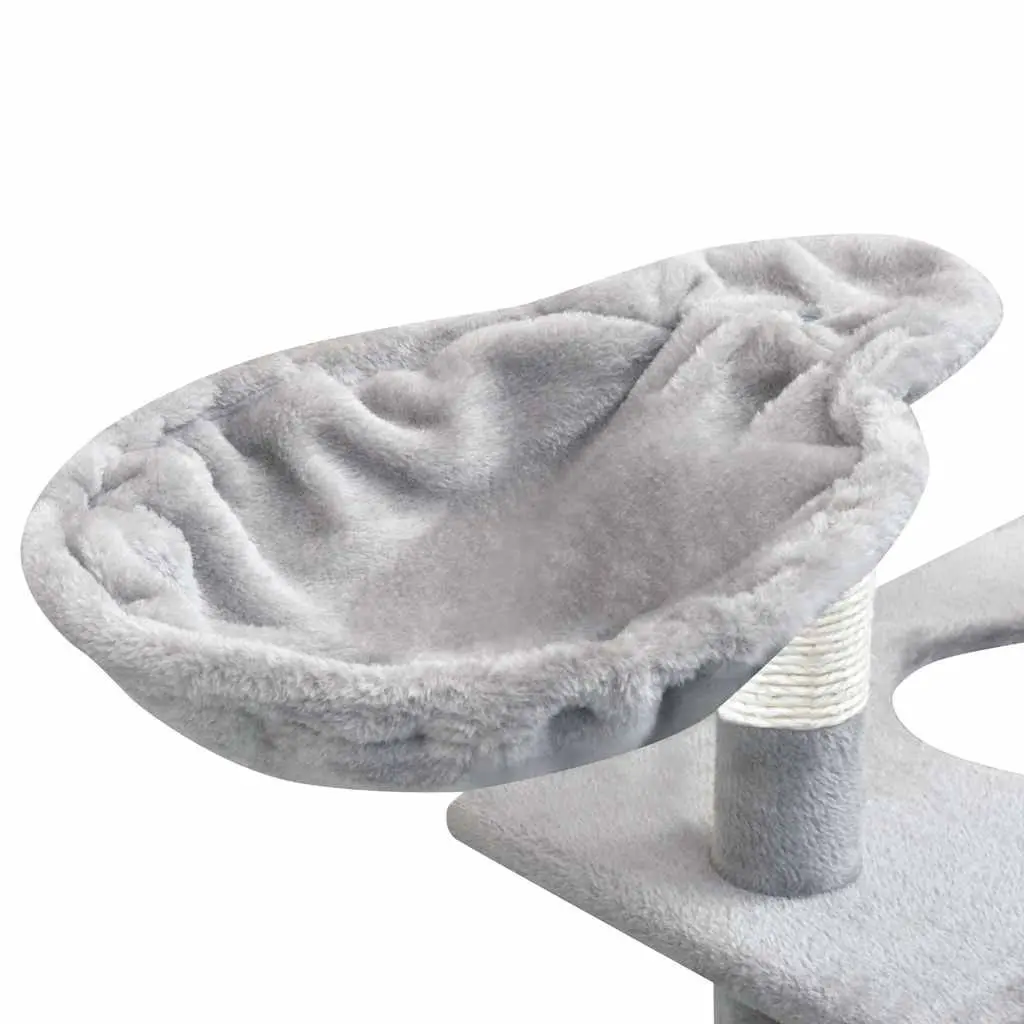 150cm Grey Cat Tree with Sisal Posts