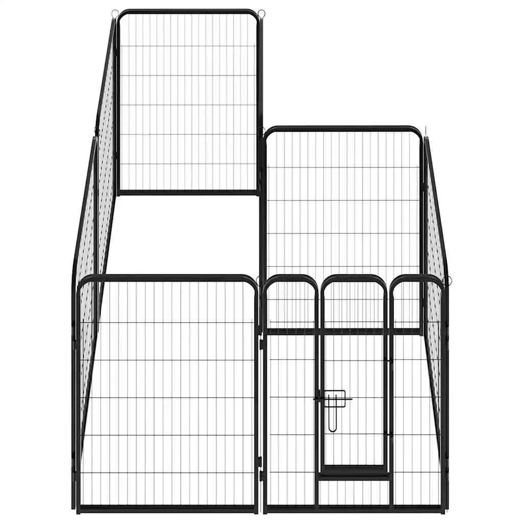 Dog Playpen 8 Panels Indoor Outdoor Exercise Run 80x100cm