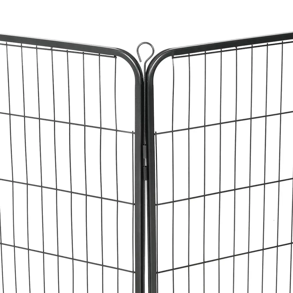 Dog Playpen 8 Panels Indoor Outdoor Exercise Run 80x100cm