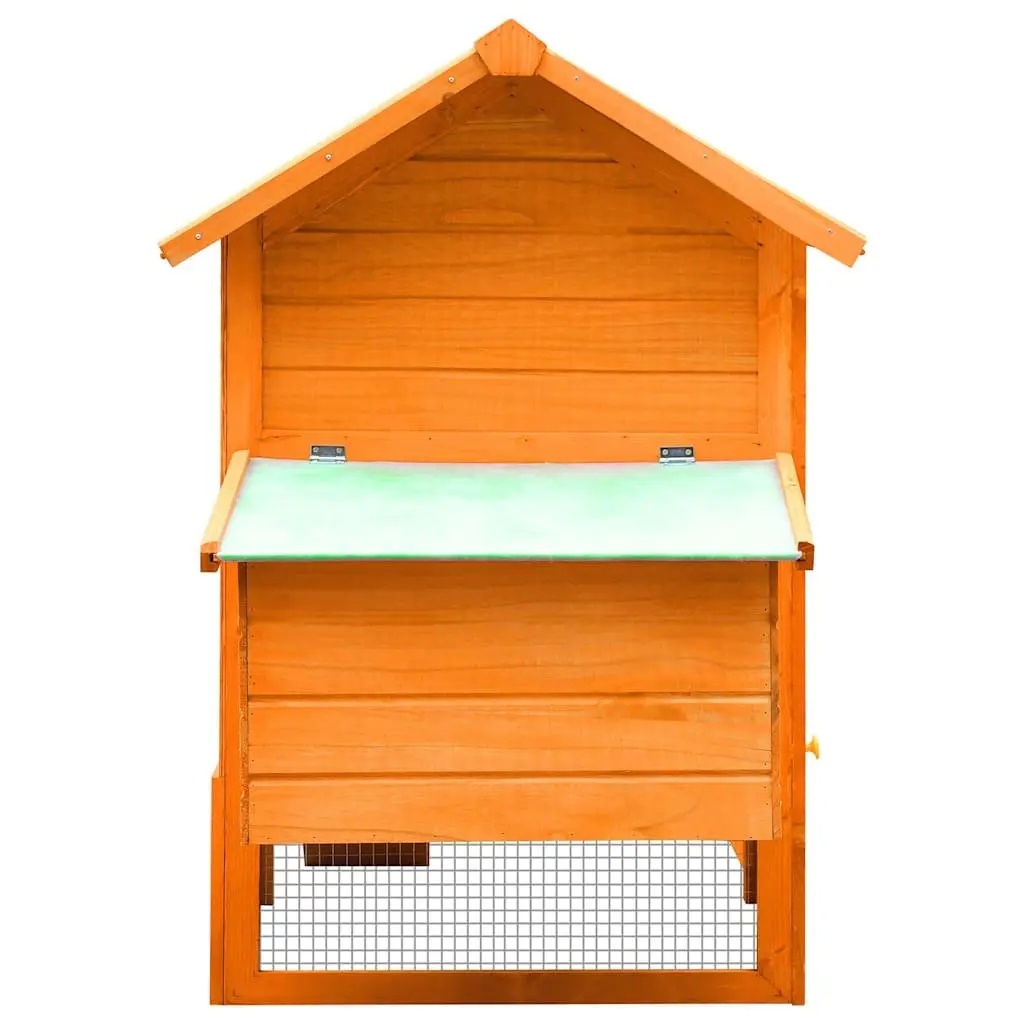 Chicken Cage Coop Hutch for Backyard Use 170x81x110 cm