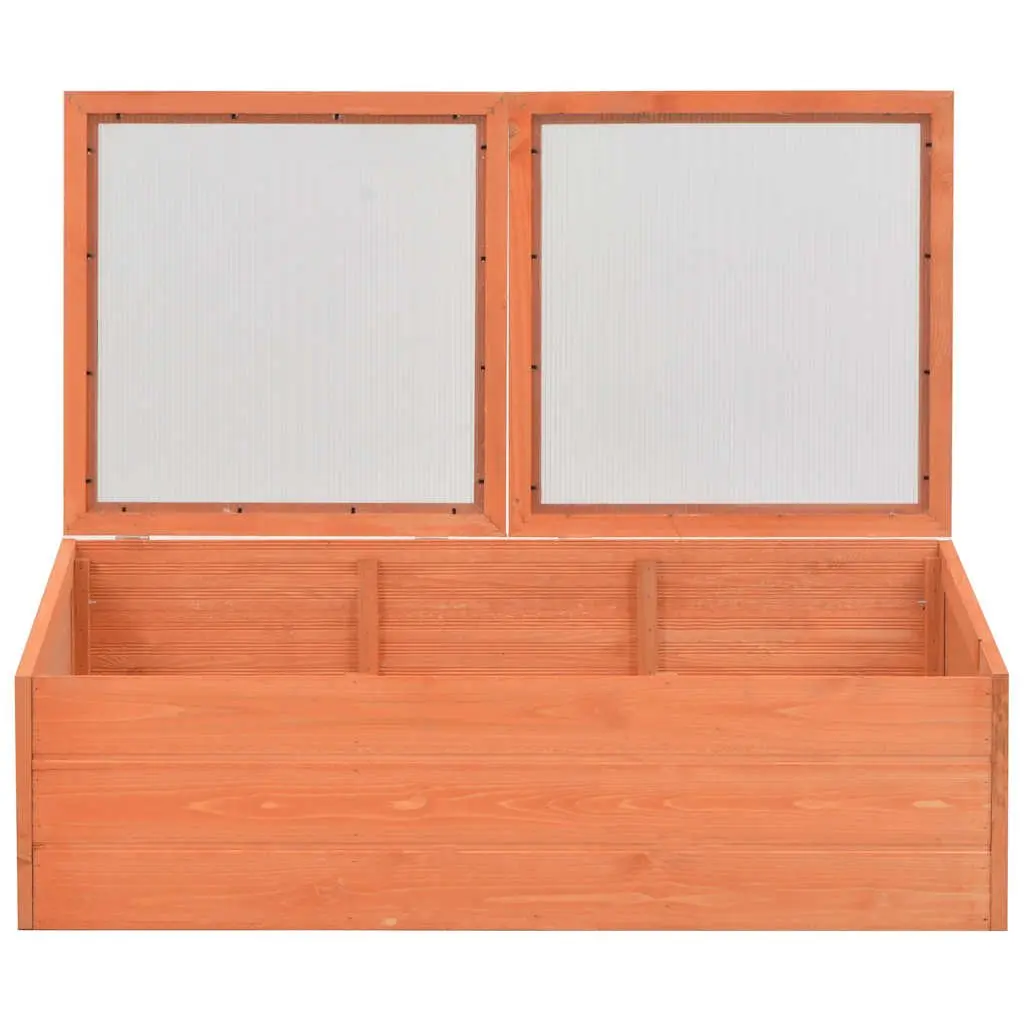 Wooden Garden Greenhouse Cold Frame 100x50x34cm