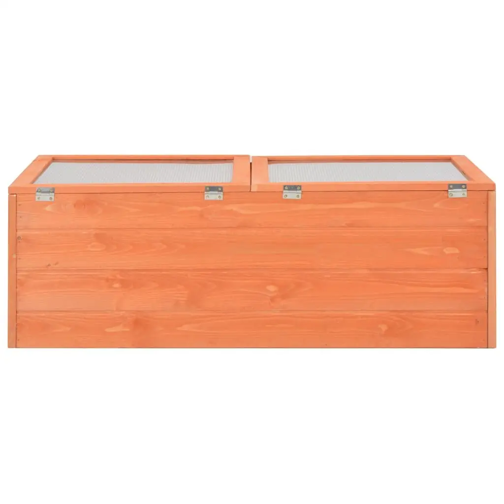 Wooden Garden Greenhouse Cold Frame 100x50x34cm