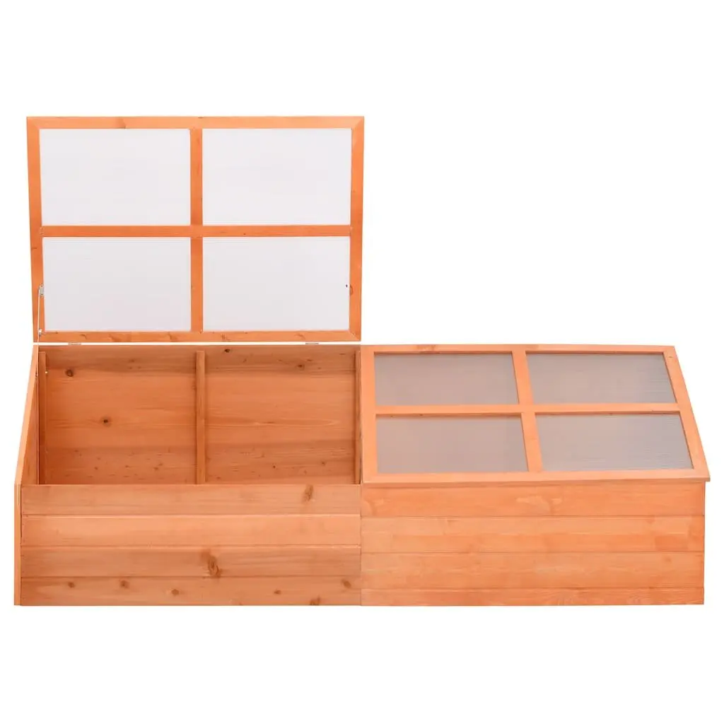 Wooden Garden Greenhouse Cold Frame Outdoor 180x57x62cm