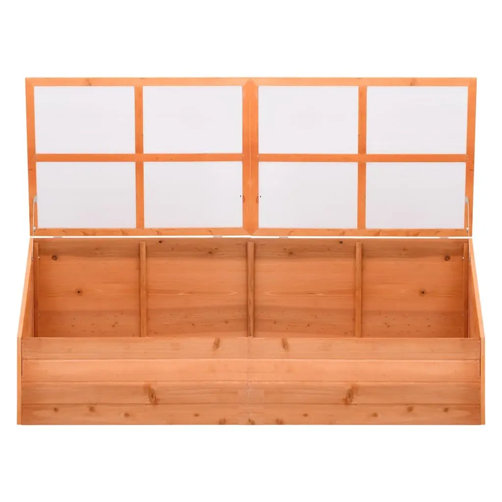 Wooden Garden Greenhouse Cold Frame Outdoor 180x57x62cm