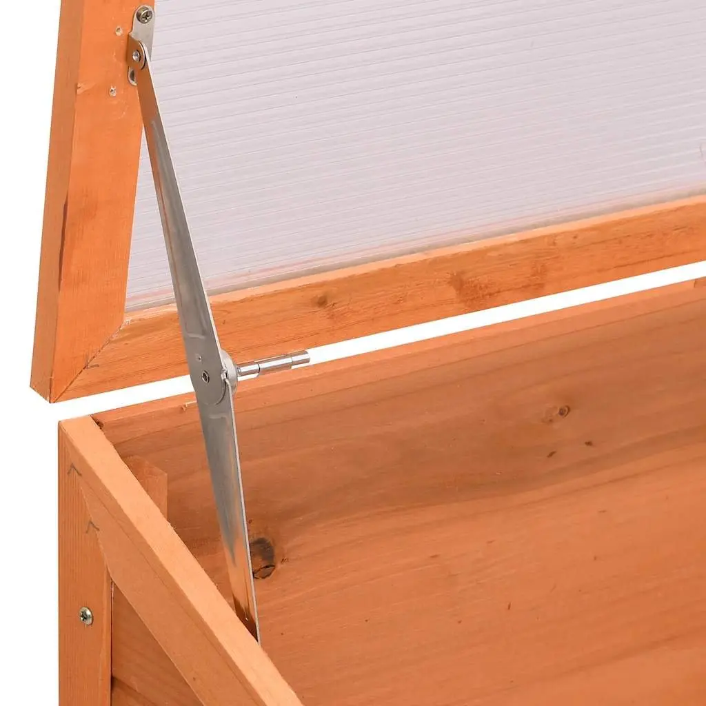 Wooden Garden Greenhouse Cold Frame Outdoor 180x57x62cm