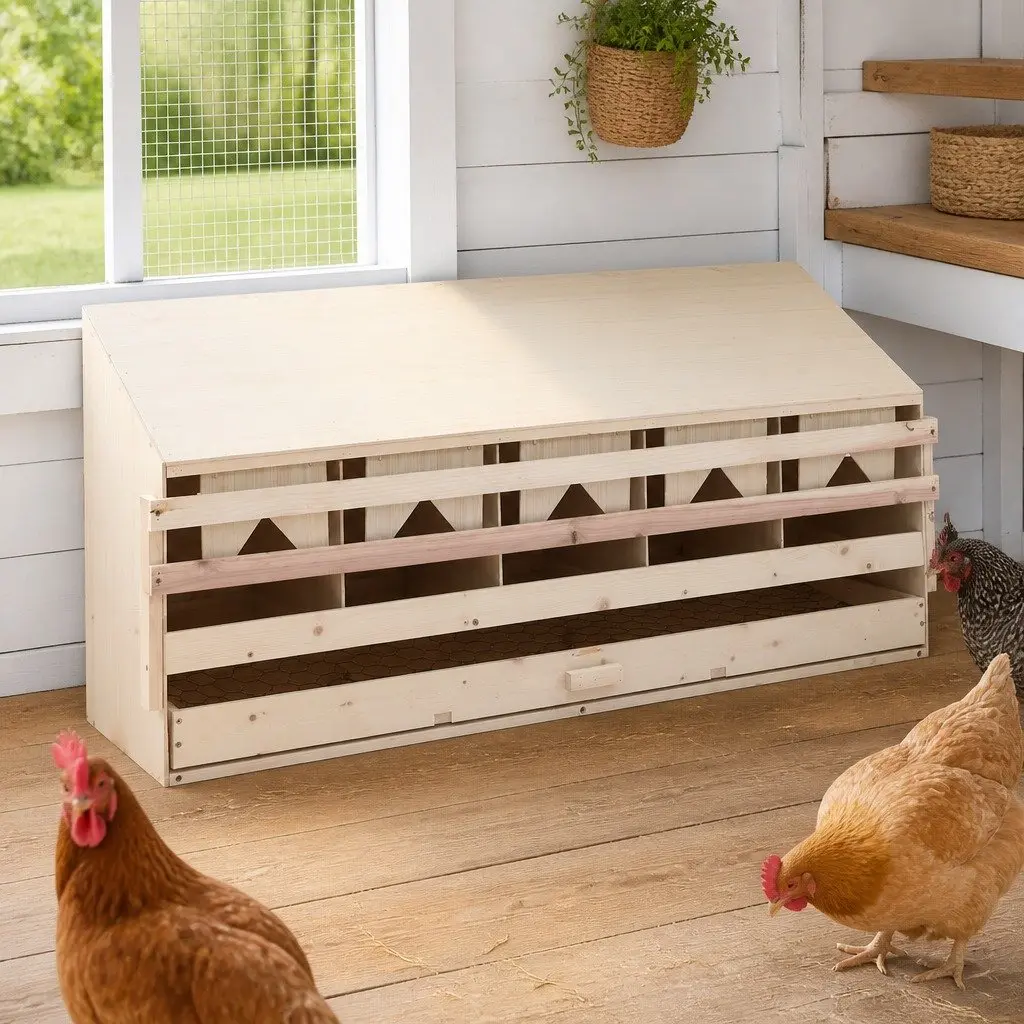 Wooden Chicken Laying Nesting Box