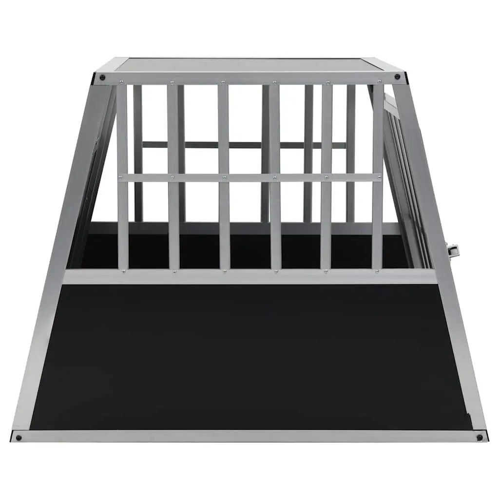 Dog Cage Portable for Car Travel Single Door 65x91x69.5 cm Lightweight Easy Access