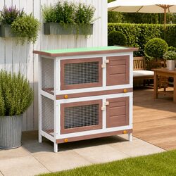 Specifications of the 2-Layer Outdoor Rabbit Hutch