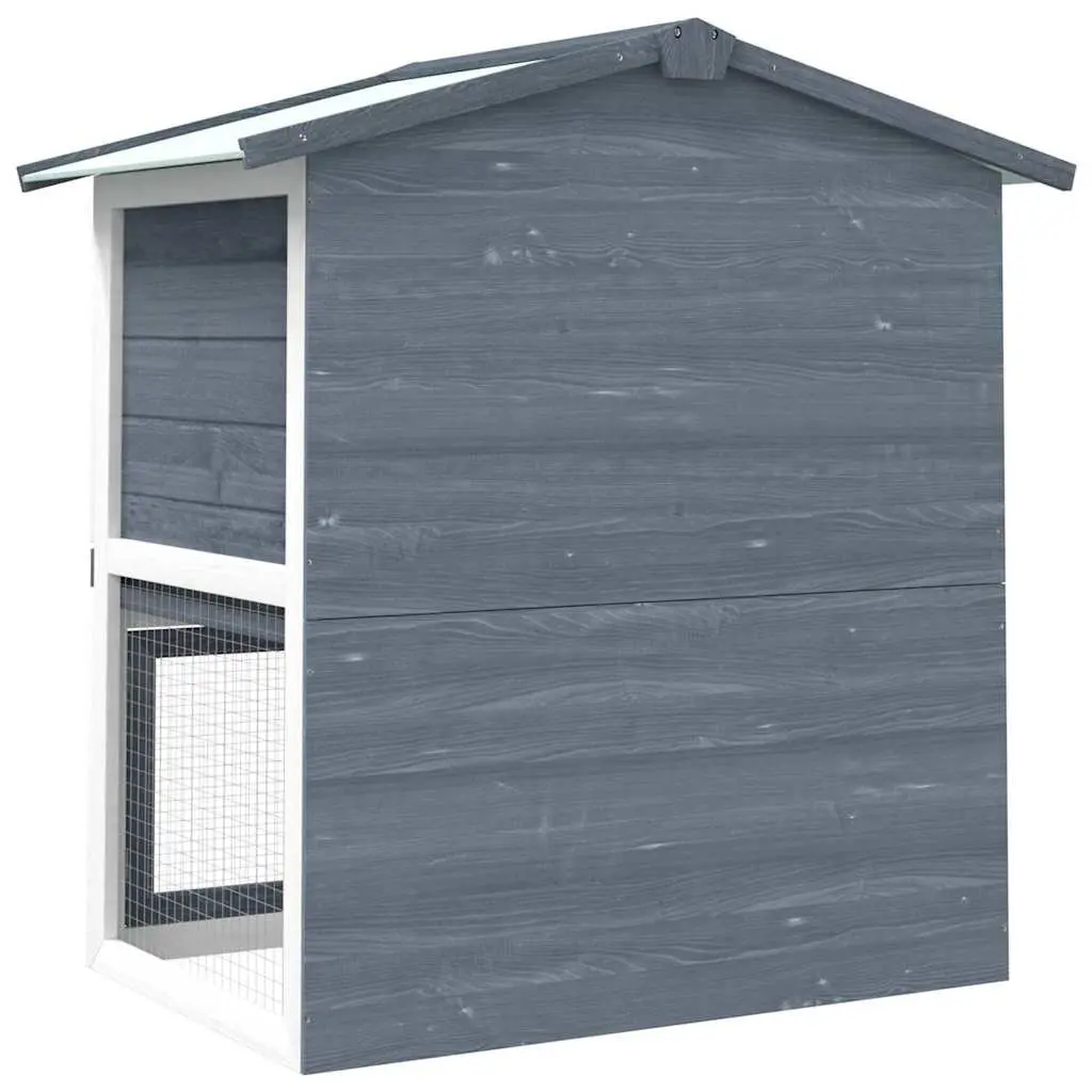 Rabbit Hutch for Small Animals 2 Layer Grey