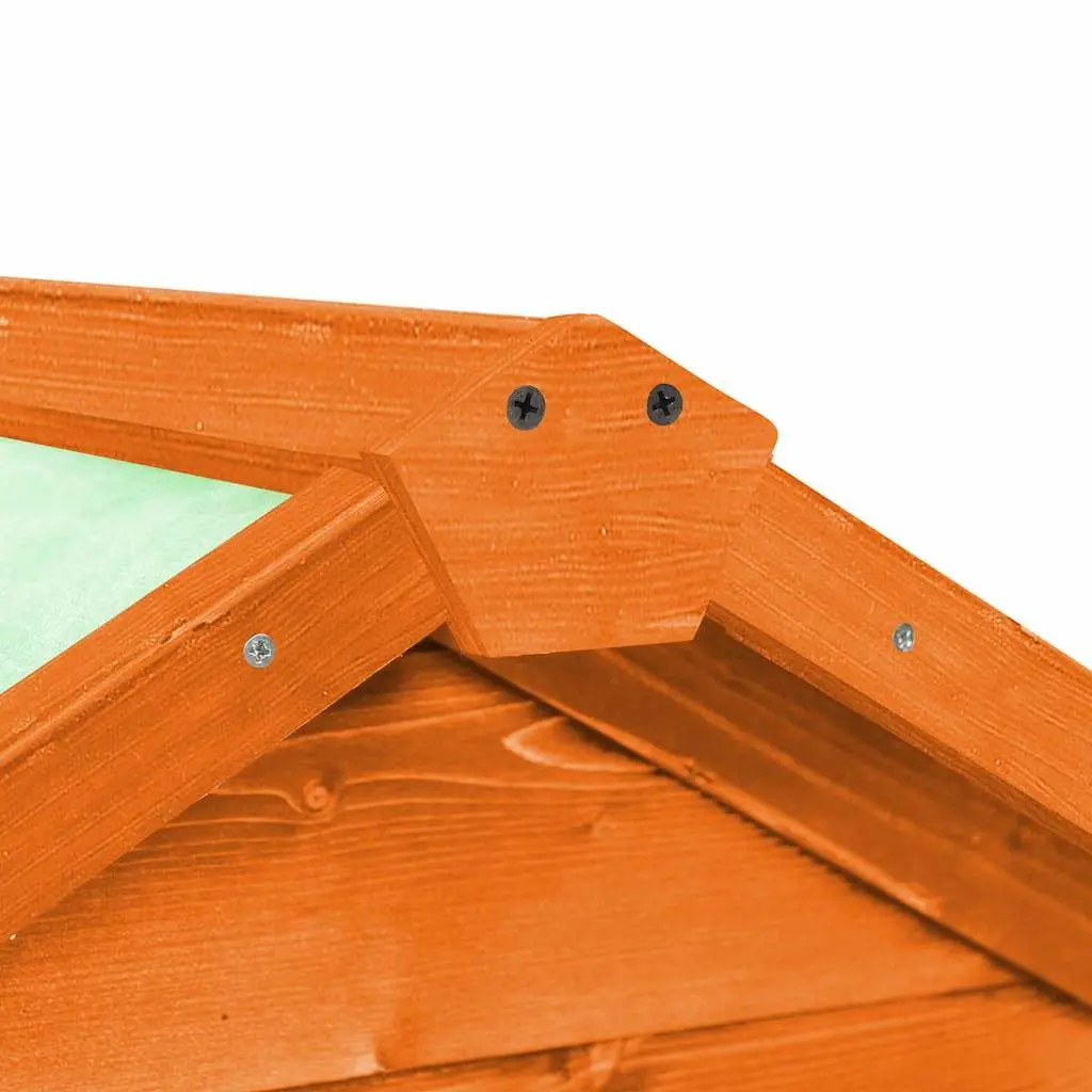 Rabbit Hutch 2-Tier Wooden Small Animal Cage for Outdoor Use 140 x 63 x 120 cm