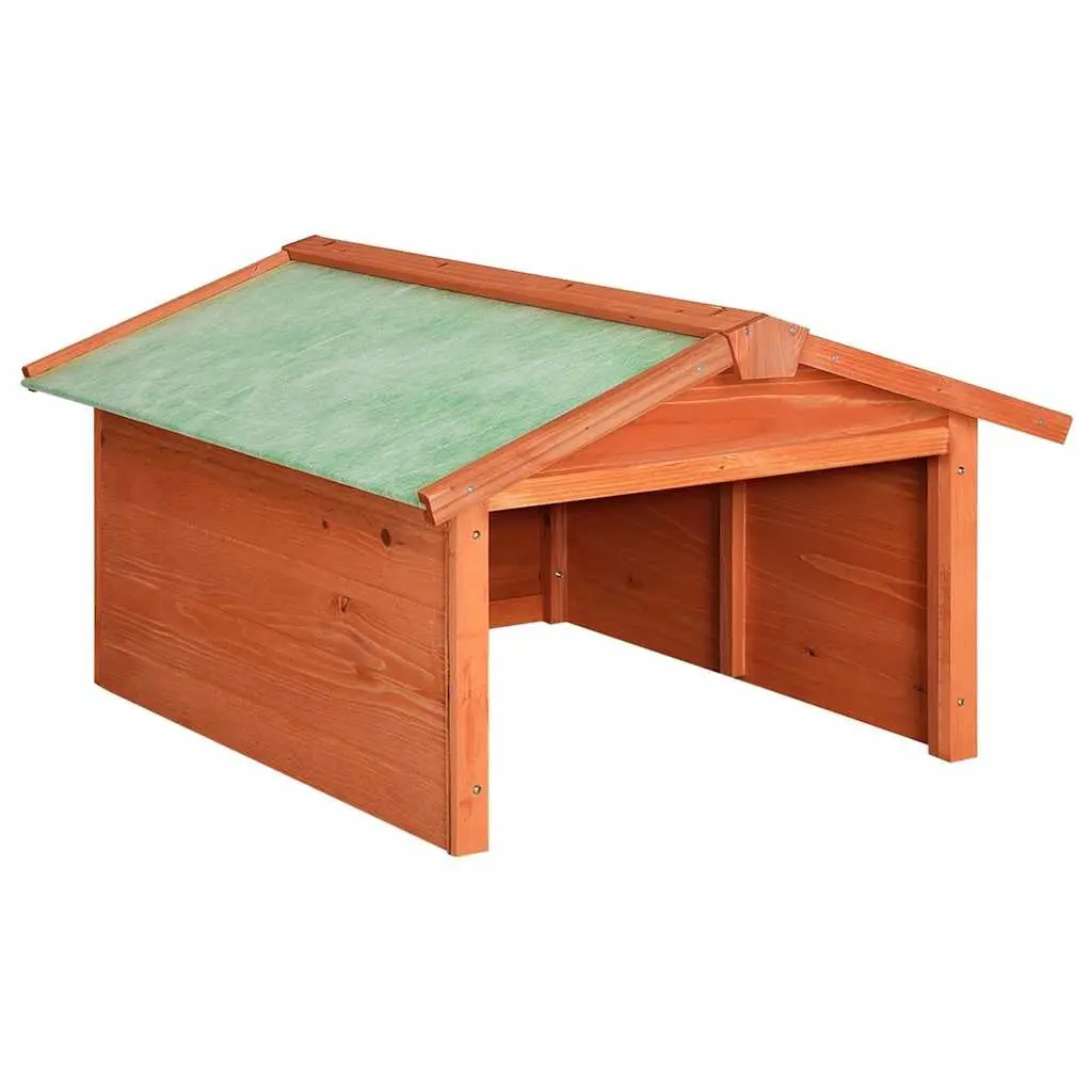 Wooden Shelter for Robotic Lawn Mower Outdoor Storage Box Size 72x87x50cm