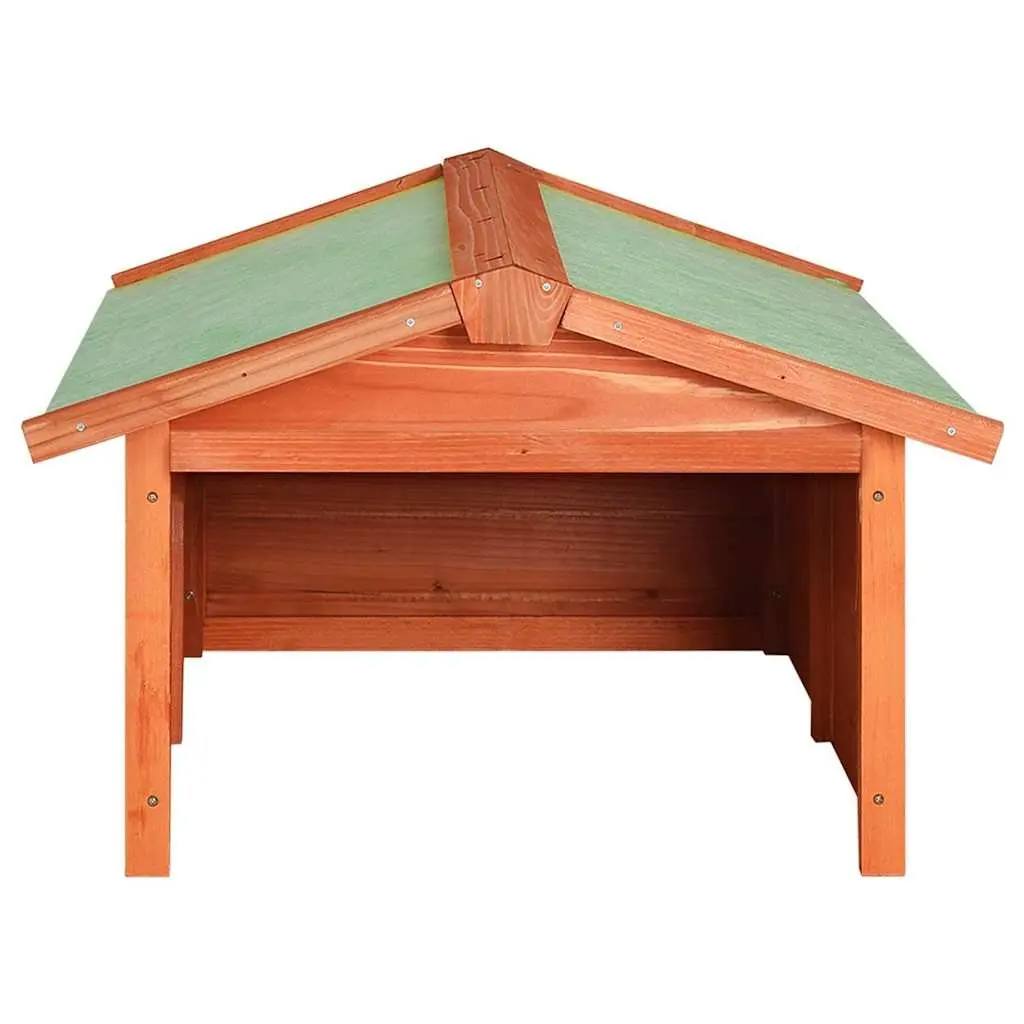 Wooden Shelter for Robotic Lawn Mower Outdoor Storage Box Size 72x87x50cm