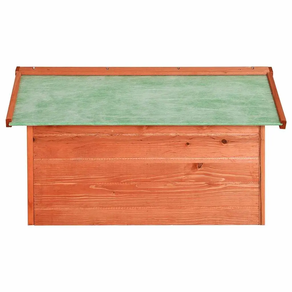 Wooden Shelter for Robotic Lawn Mower Outdoor Storage Box Size 72x87x50cm