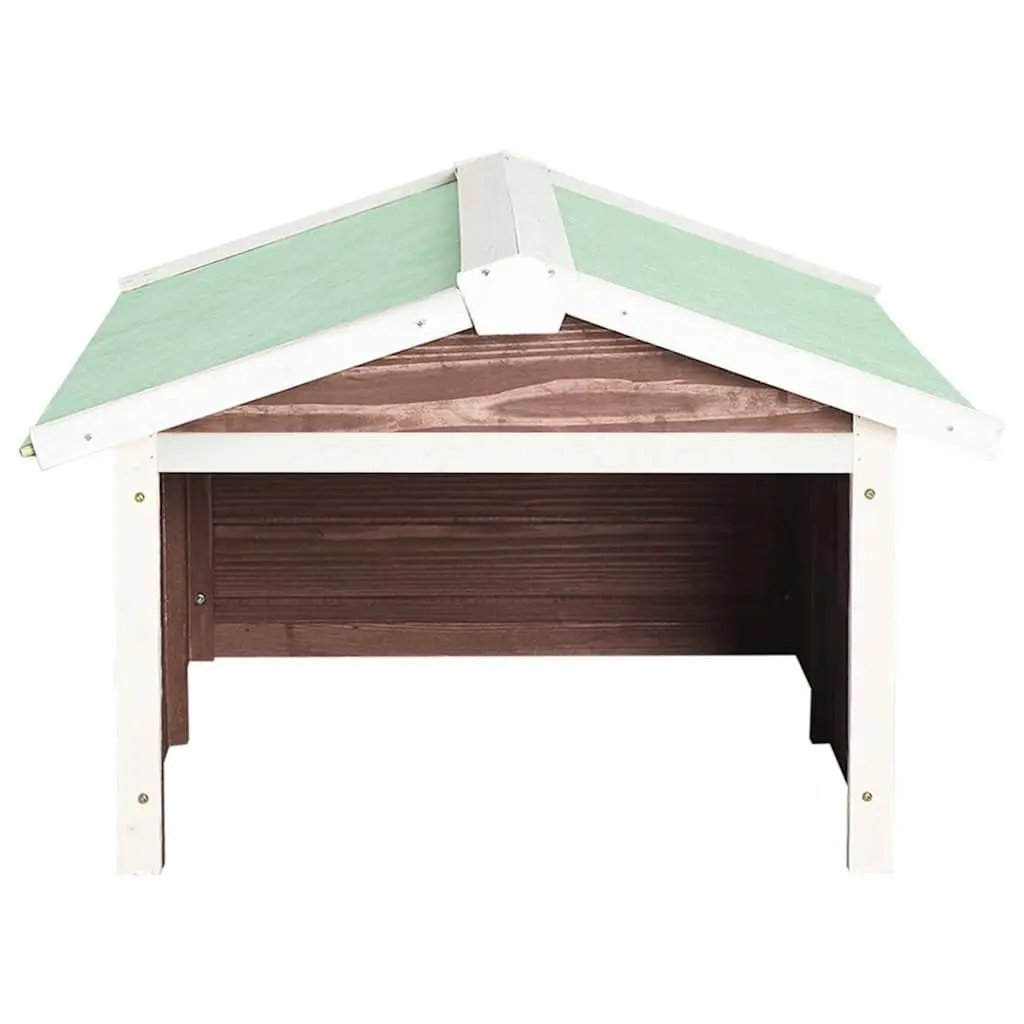 Robotic Lawn Mower Garage Outdoor Protection Wooden Shelter 72x87x50cm