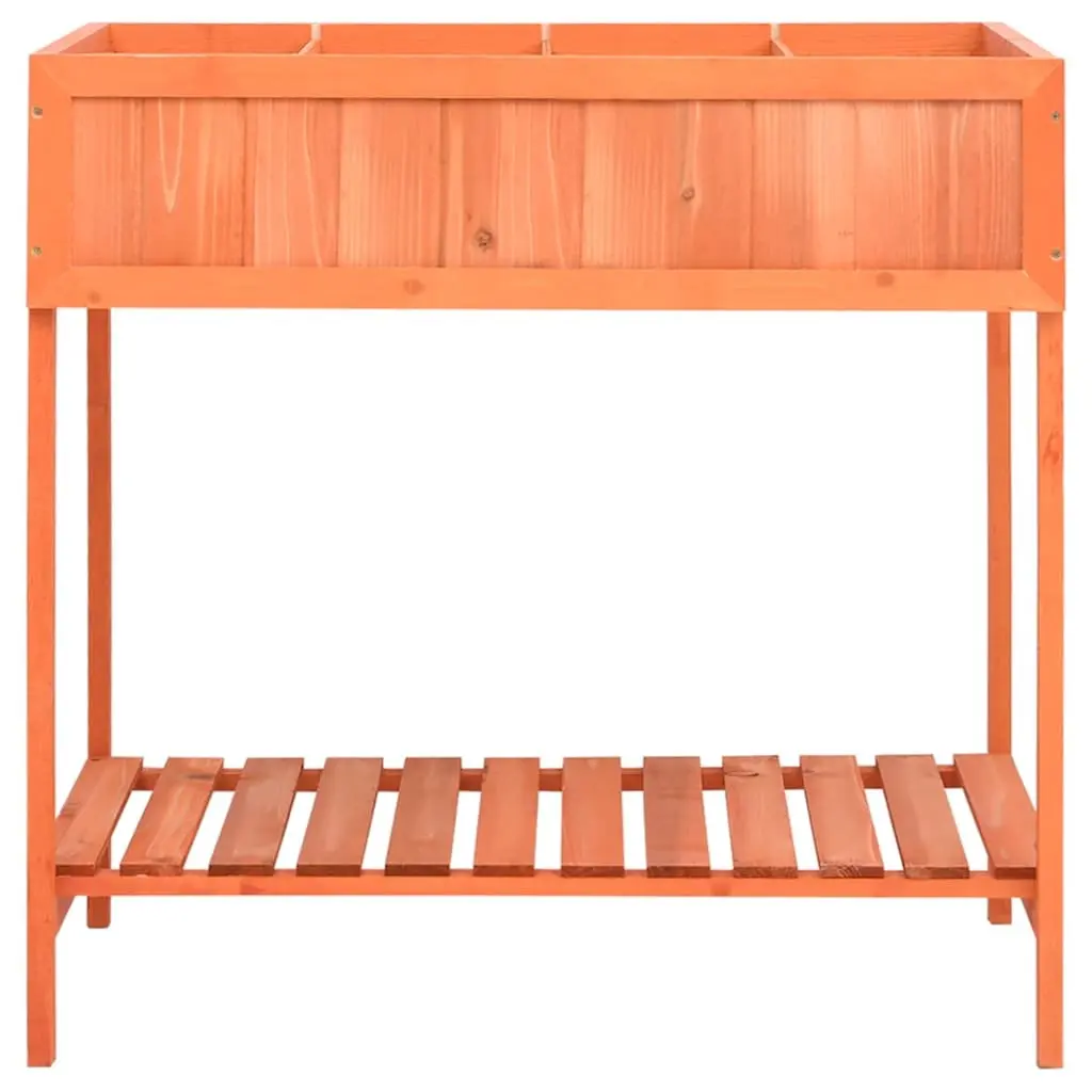 Wooden Herb Planter Raised Outdoor Garden Patio Balcony 80 x 60 x 80 cm