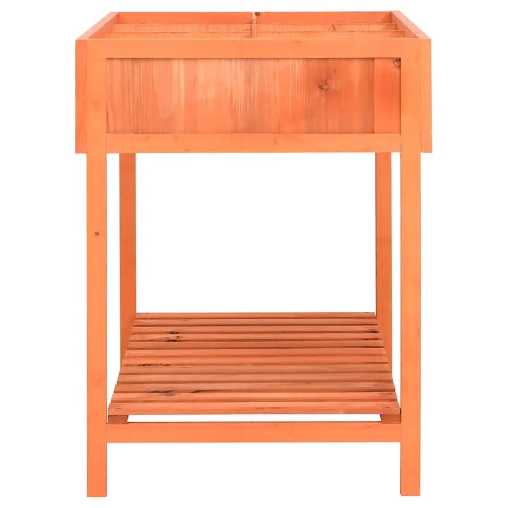 Wooden Herb Planter Raised Outdoor Garden Patio Balcony 80 x 60 x 80 cm