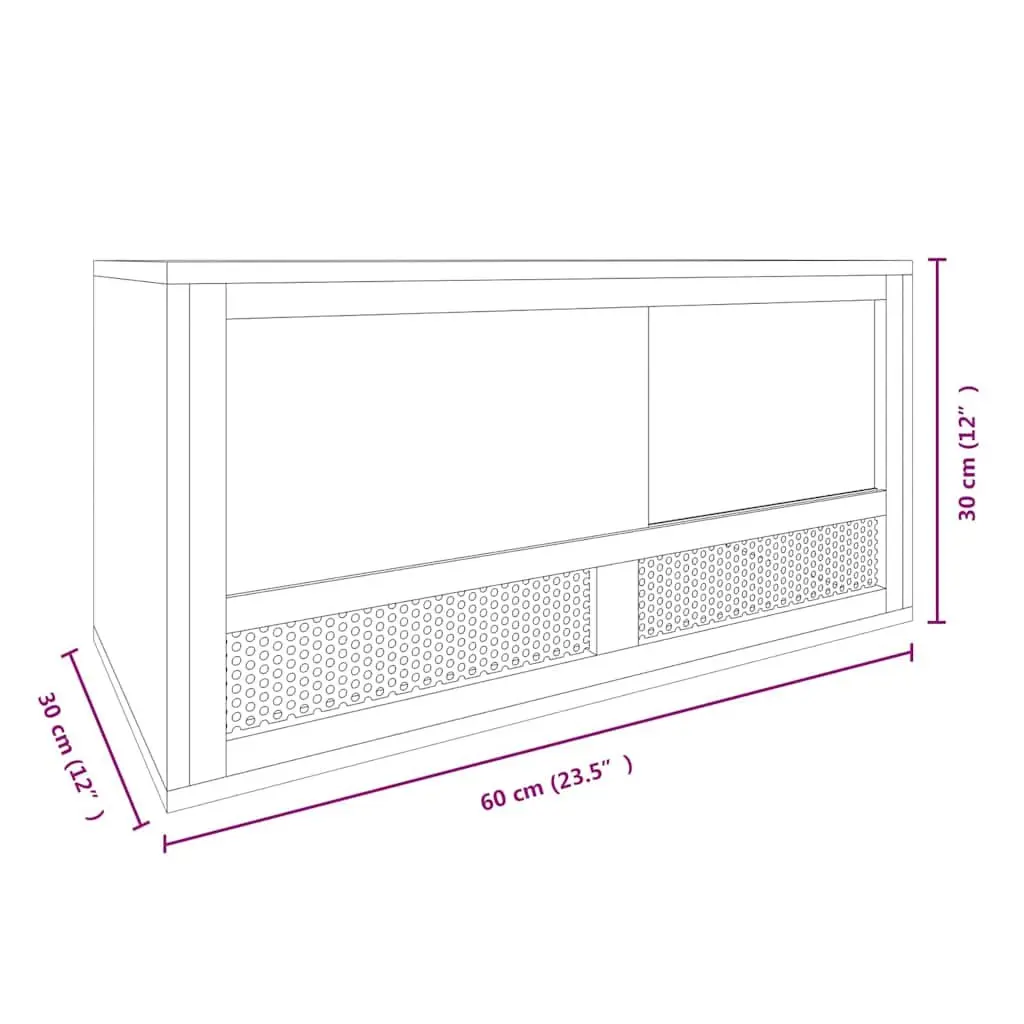 Small Animal Terrarium Reptile Habitat Engineered Wood Vivarium Glass Front