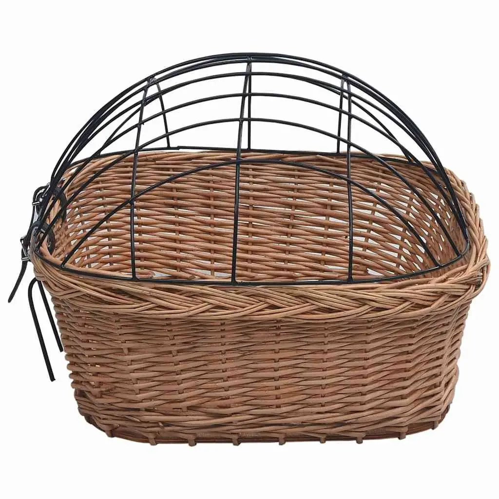 Bicycle Front Basket with Cover Outdoor Cycling Accessories 50 x 45 x 35 cm