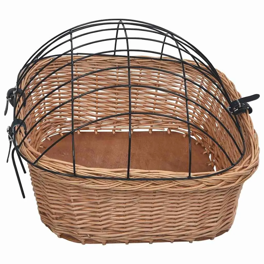 Bicycle Front Basket with Cover Outdoor Cycling Accessories 50 x 45 x 35 cm