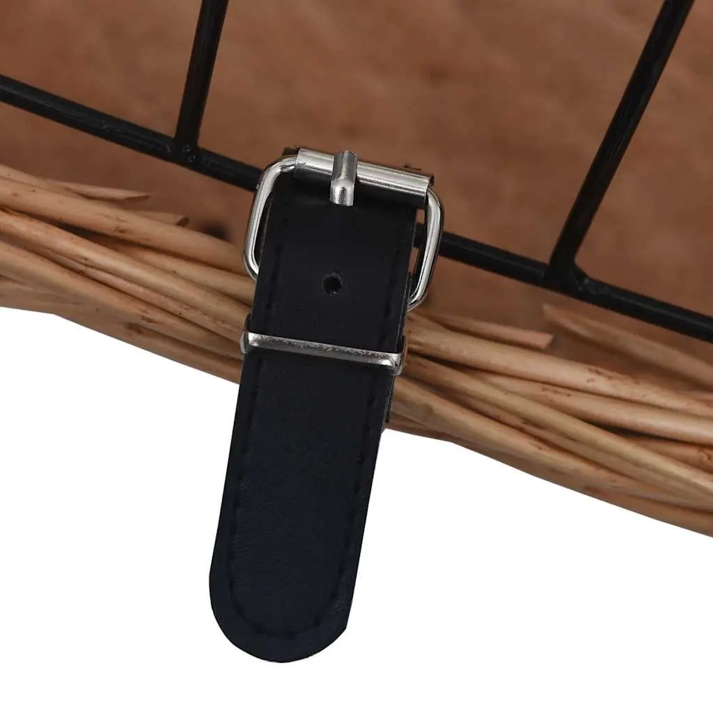 Bicycle Front Basket with Cover Outdoor Cycling Accessories 50 x 45 x 35 cm