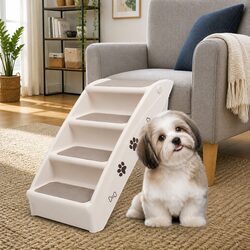Folding Pet Stairs - 62 x 40 x 49.5 cm, 75 kg Capacity