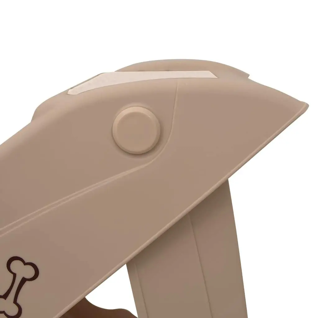 Folding Pet Stairs in Brown